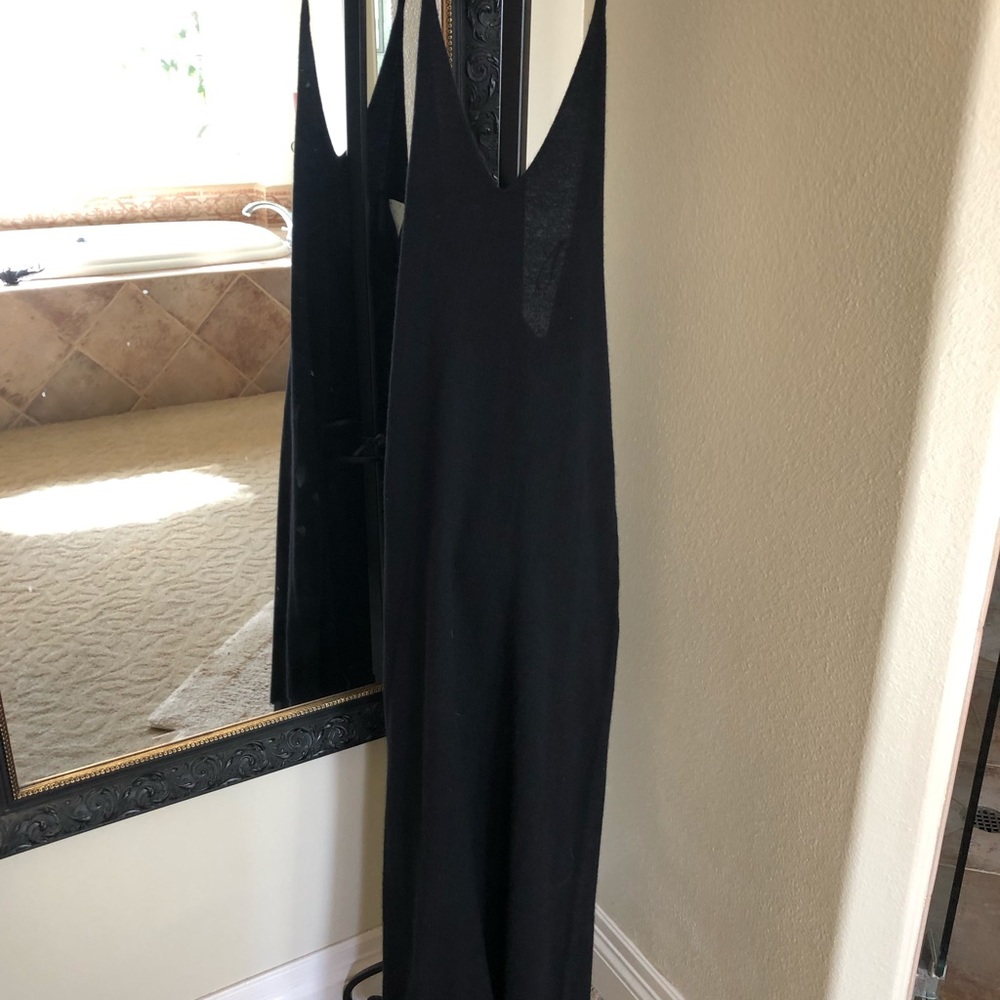 NEW 100% Cashmere long halter dress Neiman Marcus